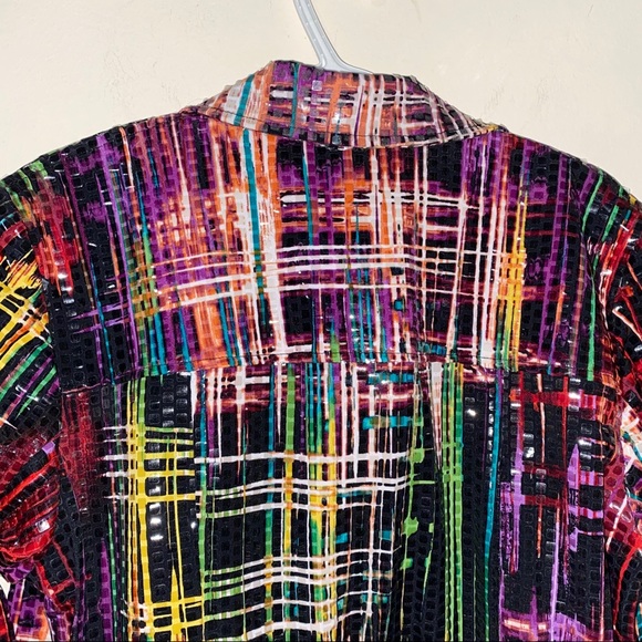 Women’s Perceptions multicolored sequined jacket - Picture 8 of 10